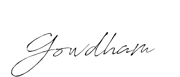 Best and Professional Signature Style for Gowdham. Antro_Vectra Best Signature Style Collection. Gowdham signature style 6 images and pictures png