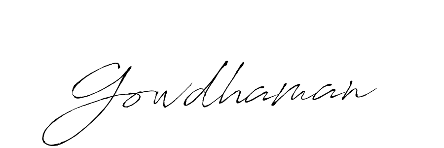 if you are searching for the best signature style for your name Gowdhaman. so please give up your signature search. here we have designed multiple signature styles  using Antro_Vectra. Gowdhaman signature style 6 images and pictures png