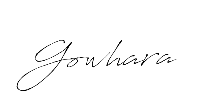 Gowhara stylish signature style. Best Handwritten Sign (Antro_Vectra) for my name. Handwritten Signature Collection Ideas for my name Gowhara. Gowhara signature style 6 images and pictures png