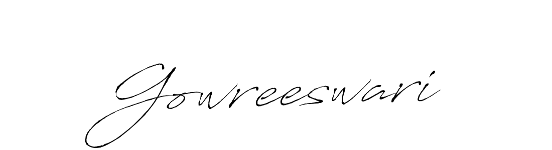 It looks lik you need a new signature style for name Gowreeswari. Design unique handwritten (Antro_Vectra) signature with our free signature maker in just a few clicks. Gowreeswari signature style 6 images and pictures png