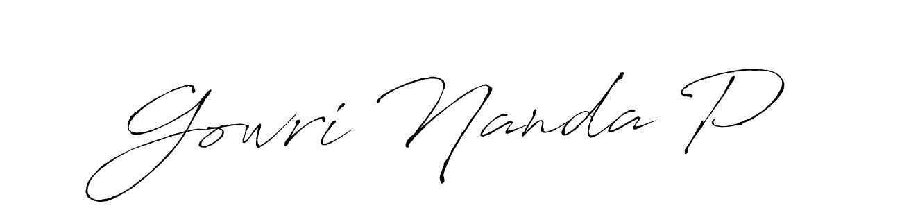 See photos of Gowri Nanda P official signature by Spectra . Check more albums & portfolios. Read reviews & check more about Antro_Vectra font. Gowri Nanda P signature style 6 images and pictures png
