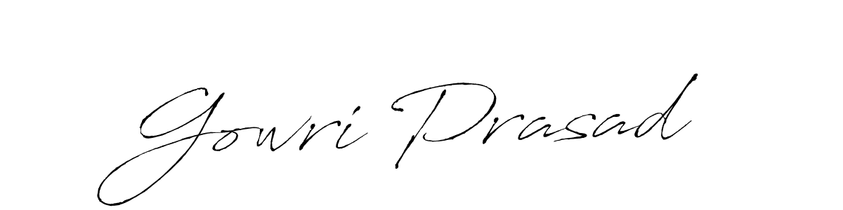 Make a beautiful signature design for name Gowri Prasad. Use this online signature maker to create a handwritten signature for free. Gowri Prasad signature style 6 images and pictures png