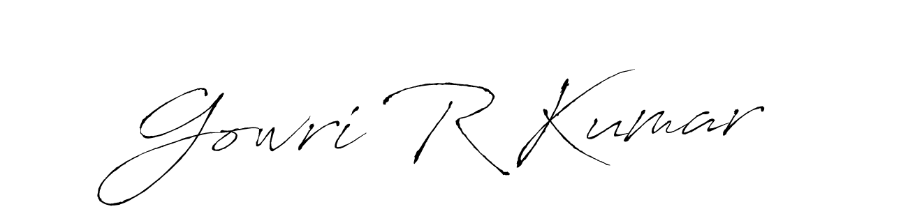 You can use this online signature creator to create a handwritten signature for the name Gowri R Kumar. This is the best online autograph maker. Gowri R Kumar signature style 6 images and pictures png