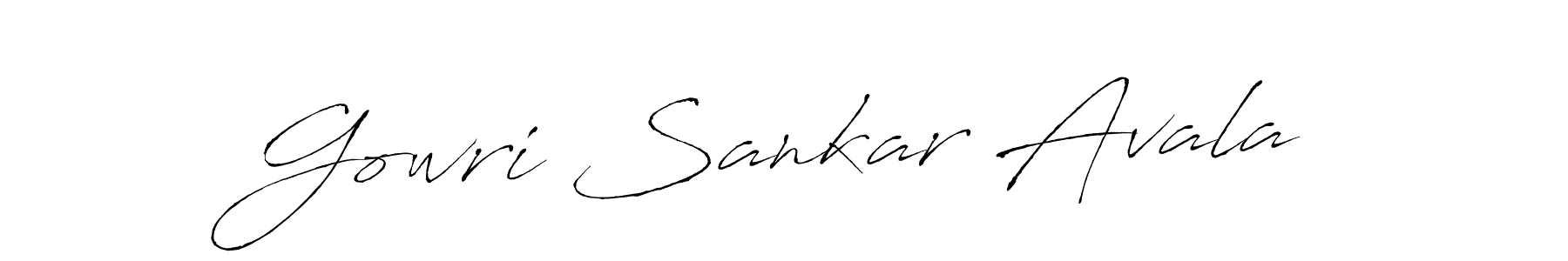 It looks lik you need a new signature style for name Gowri Sankar Avala. Design unique handwritten (Antro_Vectra) signature with our free signature maker in just a few clicks. Gowri Sankar Avala signature style 6 images and pictures png