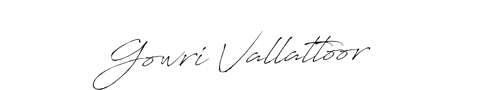 How to Draw Gowri Vallattoor signature style? Antro_Vectra is a latest design signature styles for name Gowri Vallattoor. Gowri Vallattoor signature style 6 images and pictures png