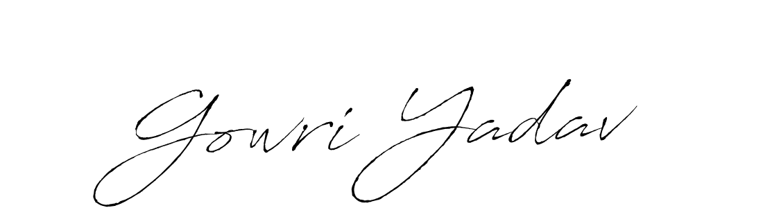 Once you've used our free online signature maker to create your best signature Antro_Vectra style, it's time to enjoy all of the benefits that Gowri Yadav name signing documents. Gowri Yadav signature style 6 images and pictures png