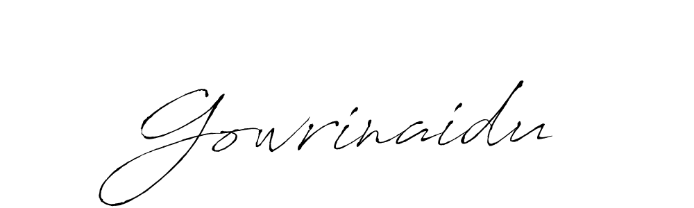 It looks lik you need a new signature style for name Gowrinaidu. Design unique handwritten (Antro_Vectra) signature with our free signature maker in just a few clicks. Gowrinaidu signature style 6 images and pictures png
