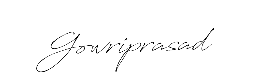 if you are searching for the best signature style for your name Gowriprasad. so please give up your signature search. here we have designed multiple signature styles  using Antro_Vectra. Gowriprasad signature style 6 images and pictures png