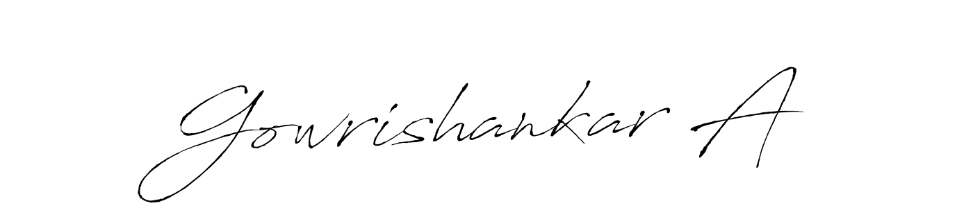 Best and Professional Signature Style for Gowrishankar A. Antro_Vectra Best Signature Style Collection. Gowrishankar A signature style 6 images and pictures png