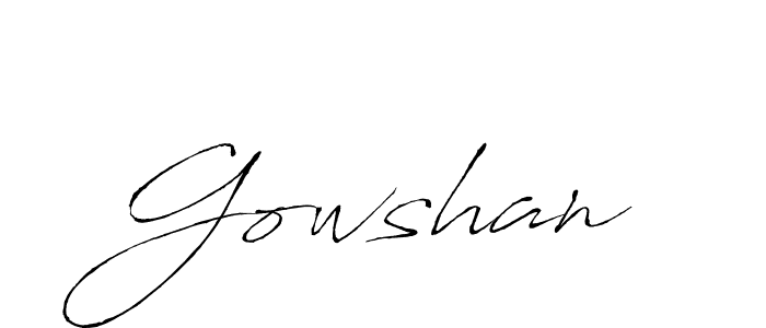 Also we have Gowshan name is the best signature style. Create professional handwritten signature collection using Antro_Vectra autograph style. Gowshan signature style 6 images and pictures png