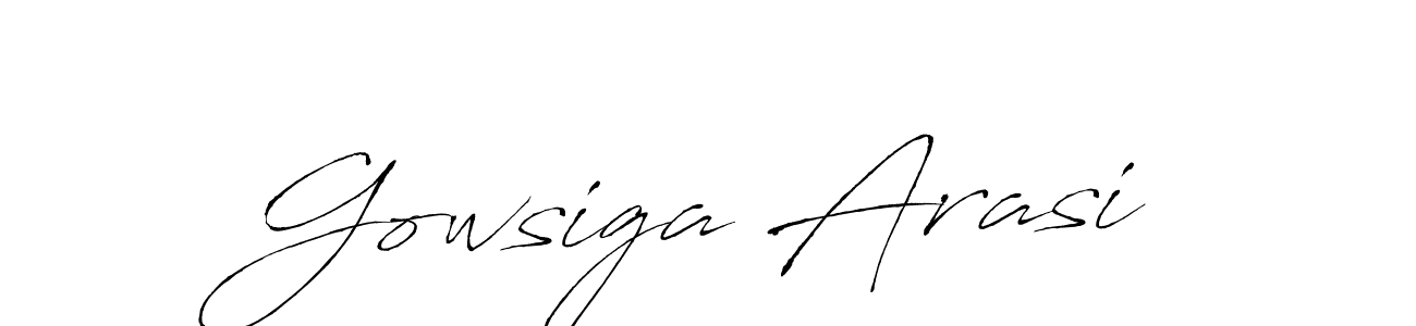 Antro_Vectra is a professional signature style that is perfect for those who want to add a touch of class to their signature. It is also a great choice for those who want to make their signature more unique. Get Gowsiga Arasi name to fancy signature for free. Gowsiga Arasi signature style 6 images and pictures png