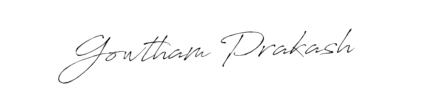 Also You can easily find your signature by using the search form. We will create Gowtham Prakash name handwritten signature images for you free of cost using Antro_Vectra sign style. Gowtham Prakash signature style 6 images and pictures png