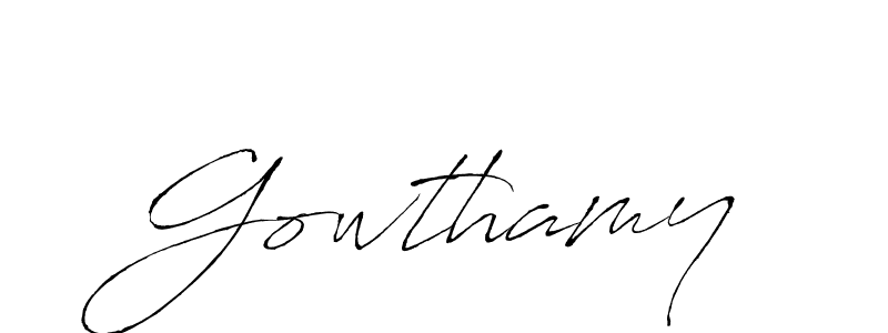 This is the best signature style for the Gowthamy name. Also you like these signature font (Antro_Vectra). Mix name signature. Gowthamy signature style 6 images and pictures png