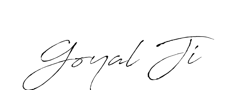 Use a signature maker to create a handwritten signature online. With this signature software, you can design (Antro_Vectra) your own signature for name Goyal Ji. Goyal Ji signature style 6 images and pictures png