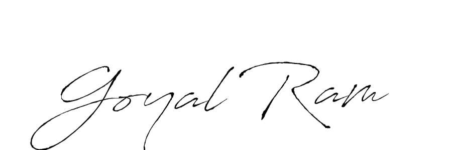 You should practise on your own different ways (Antro_Vectra) to write your name (Goyal Ram) in signature. don't let someone else do it for you. Goyal Ram signature style 6 images and pictures png