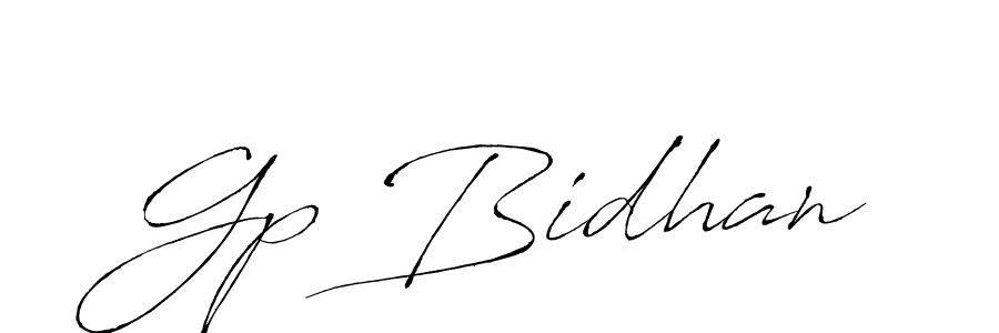 The best way (Antro_Vectra) to make a short signature is to pick only two or three words in your name. The name Gp Bidhan include a total of six letters. For converting this name. Gp Bidhan signature style 6 images and pictures png