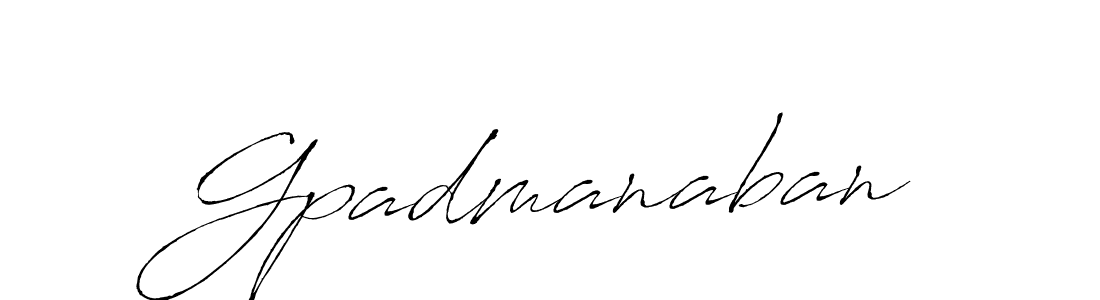 Here are the top 10 professional signature styles for the name Gpadmanaban. These are the best autograph styles you can use for your name. Gpadmanaban signature style 6 images and pictures png