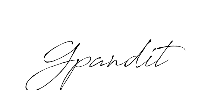 Antro_Vectra is a professional signature style that is perfect for those who want to add a touch of class to their signature. It is also a great choice for those who want to make their signature more unique. Get Gpandit name to fancy signature for free. Gpandit signature style 6 images and pictures png