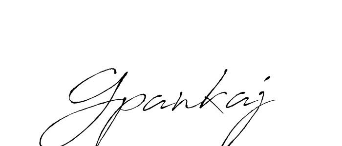 Antro_Vectra is a professional signature style that is perfect for those who want to add a touch of class to their signature. It is also a great choice for those who want to make their signature more unique. Get Gpankaj name to fancy signature for free. Gpankaj signature style 6 images and pictures png