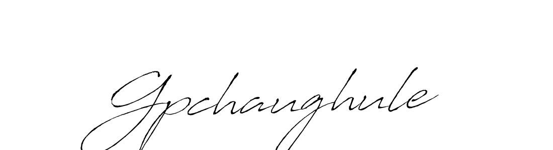 Antro_Vectra is a professional signature style that is perfect for those who want to add a touch of class to their signature. It is also a great choice for those who want to make their signature more unique. Get Gpchaughule name to fancy signature for free. Gpchaughule signature style 6 images and pictures png