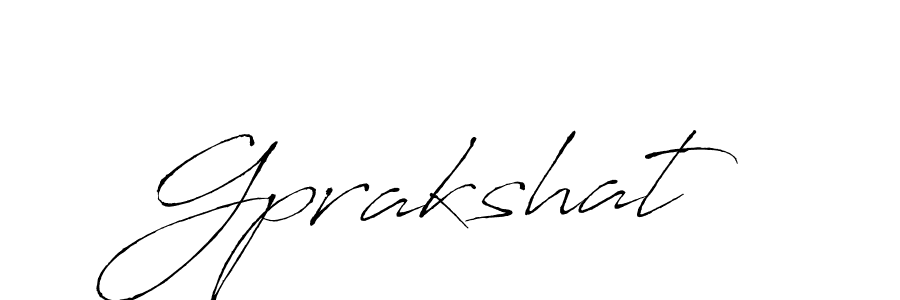 How to make Gprakshat name signature. Use Antro_Vectra style for creating short signs online. This is the latest handwritten sign. Gprakshat signature style 6 images and pictures png