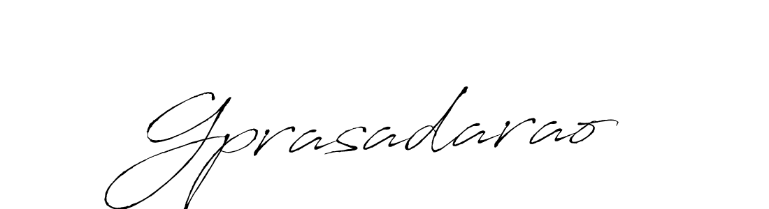 Use a signature maker to create a handwritten signature online. With this signature software, you can design (Antro_Vectra) your own signature for name Gprasadarao. Gprasadarao signature style 6 images and pictures png