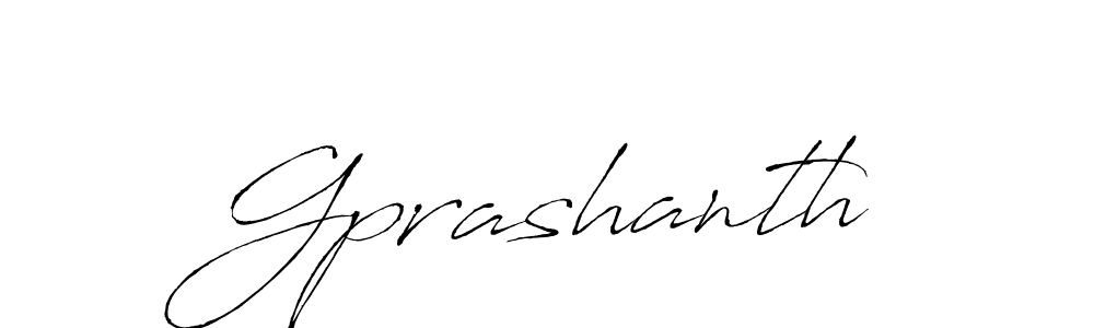 if you are searching for the best signature style for your name Gprashanth. so please give up your signature search. here we have designed multiple signature styles  using Antro_Vectra. Gprashanth signature style 6 images and pictures png