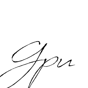 You should practise on your own different ways (Antro_Vectra) to write your name (Gpu) in signature. don't let someone else do it for you. Gpu signature style 6 images and pictures png