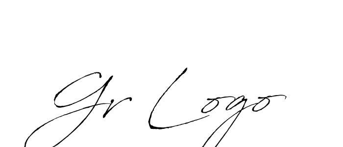 Use a signature maker to create a handwritten signature online. With this signature software, you can design (Antro_Vectra) your own signature for name Gr Logo. Gr Logo signature style 6 images and pictures png