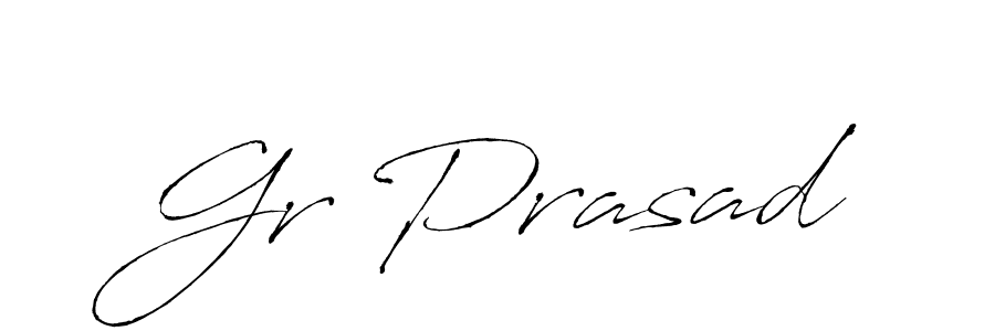 if you are searching for the best signature style for your name Gr Prasad. so please give up your signature search. here we have designed multiple signature styles  using Antro_Vectra. Gr Prasad signature style 6 images and pictures png