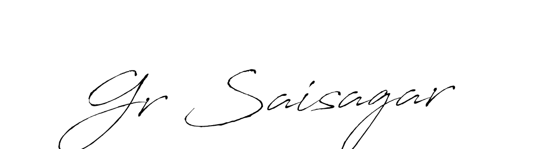 if you are searching for the best signature style for your name Gr Saisagar. so please give up your signature search. here we have designed multiple signature styles  using Antro_Vectra. Gr Saisagar signature style 6 images and pictures png