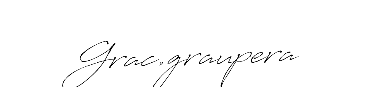 Once you've used our free online signature maker to create your best signature Antro_Vectra style, it's time to enjoy all of the benefits that Grac.graupera name signing documents. Grac.graupera signature style 6 images and pictures png