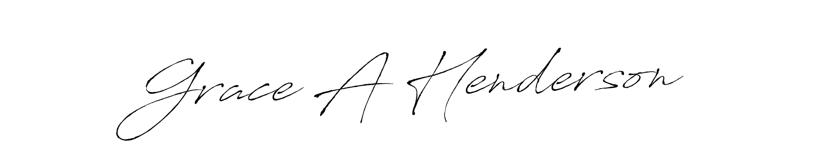 You should practise on your own different ways (Antro_Vectra) to write your name (Grace A Henderson) in signature. don't let someone else do it for you. Grace A Henderson signature style 6 images and pictures png