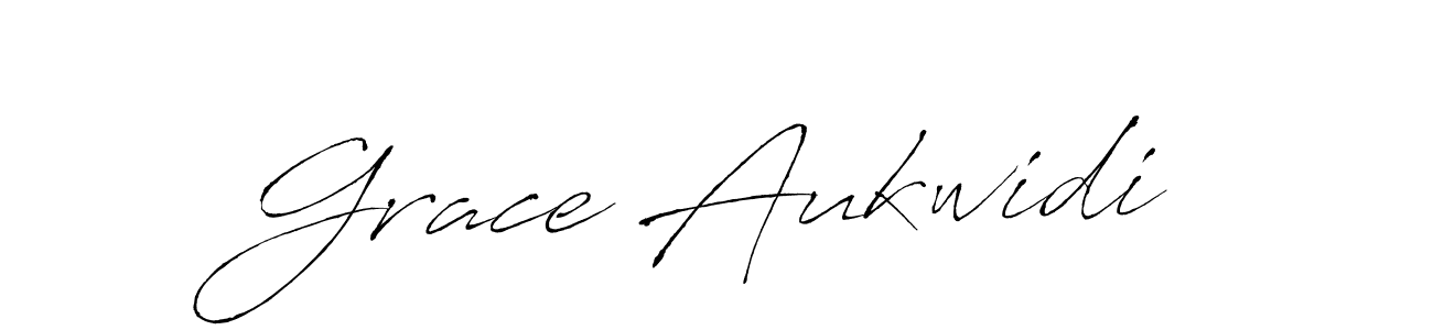 Make a beautiful signature design for name Grace Aukwidi. With this signature (Antro_Vectra) style, you can create a handwritten signature for free. Grace Aukwidi signature style 6 images and pictures png