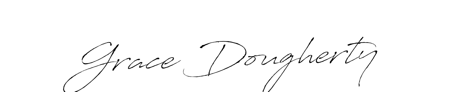 How to make Grace Dougherty name signature. Use Antro_Vectra style for creating short signs online. This is the latest handwritten sign. Grace Dougherty signature style 6 images and pictures png