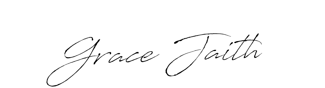 Grace Jaith stylish signature style. Best Handwritten Sign (Antro_Vectra) for my name. Handwritten Signature Collection Ideas for my name Grace Jaith. Grace Jaith signature style 6 images and pictures png