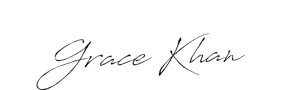 You should practise on your own different ways (Antro_Vectra) to write your name (Grace Khan) in signature. don't let someone else do it for you. Grace Khan signature style 6 images and pictures png