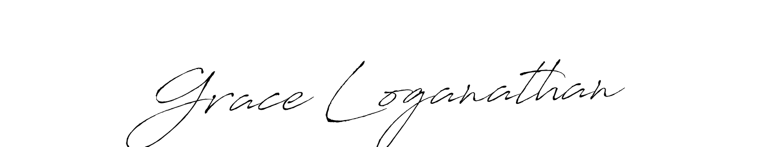 The best way (Antro_Vectra) to make a short signature is to pick only two or three words in your name. The name Grace Loganathan include a total of six letters. For converting this name. Grace Loganathan signature style 6 images and pictures png