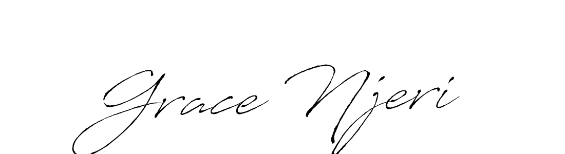 Create a beautiful signature design for name Grace Njeri. With this signature (Antro_Vectra) fonts, you can make a handwritten signature for free. Grace Njeri signature style 6 images and pictures png