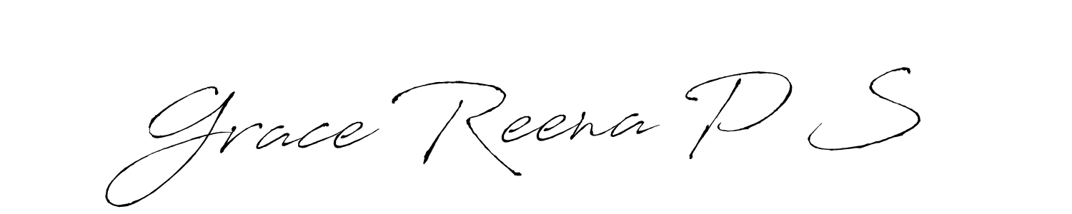 Use a signature maker to create a handwritten signature online. With this signature software, you can design (Antro_Vectra) your own signature for name Grace Reena P S. Grace Reena P S signature style 6 images and pictures png