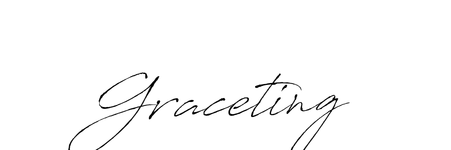 Also we have Graceting name is the best signature style. Create professional handwritten signature collection using Antro_Vectra autograph style. Graceting signature style 6 images and pictures png