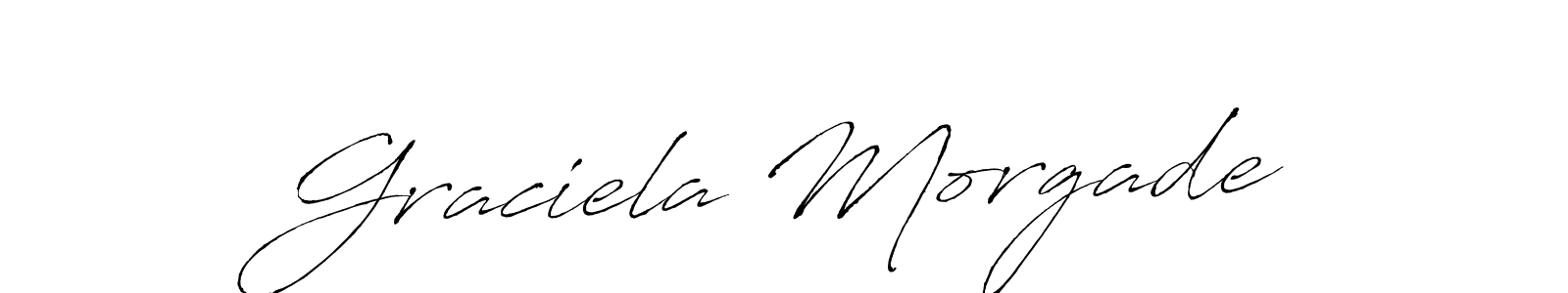 The best way (Antro_Vectra) to make a short signature is to pick only two or three words in your name. The name Graciela Morgade include a total of six letters. For converting this name. Graciela Morgade signature style 6 images and pictures png