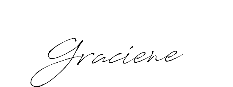 It looks lik you need a new signature style for name Graciene. Design unique handwritten (Antro_Vectra) signature with our free signature maker in just a few clicks. Graciene signature style 6 images and pictures png