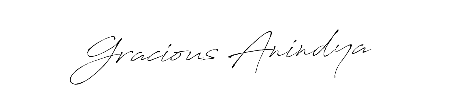 Once you've used our free online signature maker to create your best signature Antro_Vectra style, it's time to enjoy all of the benefits that Gracious Anindya name signing documents. Gracious Anindya signature style 6 images and pictures png