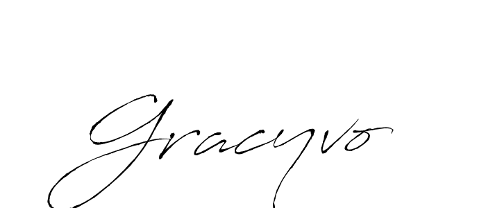 Design your own signature with our free online signature maker. With this signature software, you can create a handwritten (Antro_Vectra) signature for name Gracyvo. Gracyvo signature style 6 images and pictures png