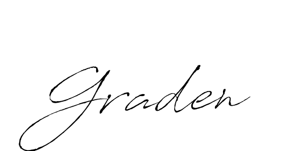 Create a beautiful signature design for name Graden. With this signature (Antro_Vectra) fonts, you can make a handwritten signature for free. Graden signature style 6 images and pictures png