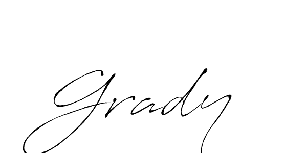 You should practise on your own different ways (Antro_Vectra) to write your name (Grady ) in signature. don't let someone else do it for you. Grady  signature style 6 images and pictures png