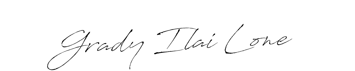 Make a beautiful signature design for name Grady Ilai Lone. With this signature (Antro_Vectra) style, you can create a handwritten signature for free. Grady Ilai Lone signature style 6 images and pictures png