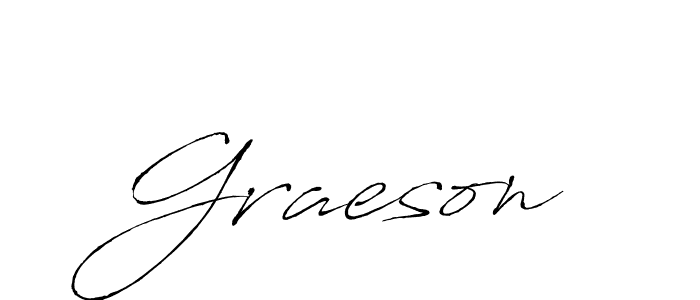 How to Draw Graeson signature style? Antro_Vectra is a latest design signature styles for name Graeson. Graeson signature style 6 images and pictures png