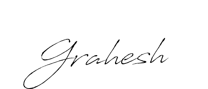 Similarly Antro_Vectra is the best handwritten signature design. Signature creator online .You can use it as an online autograph creator for name Grahesh. Grahesh signature style 6 images and pictures png